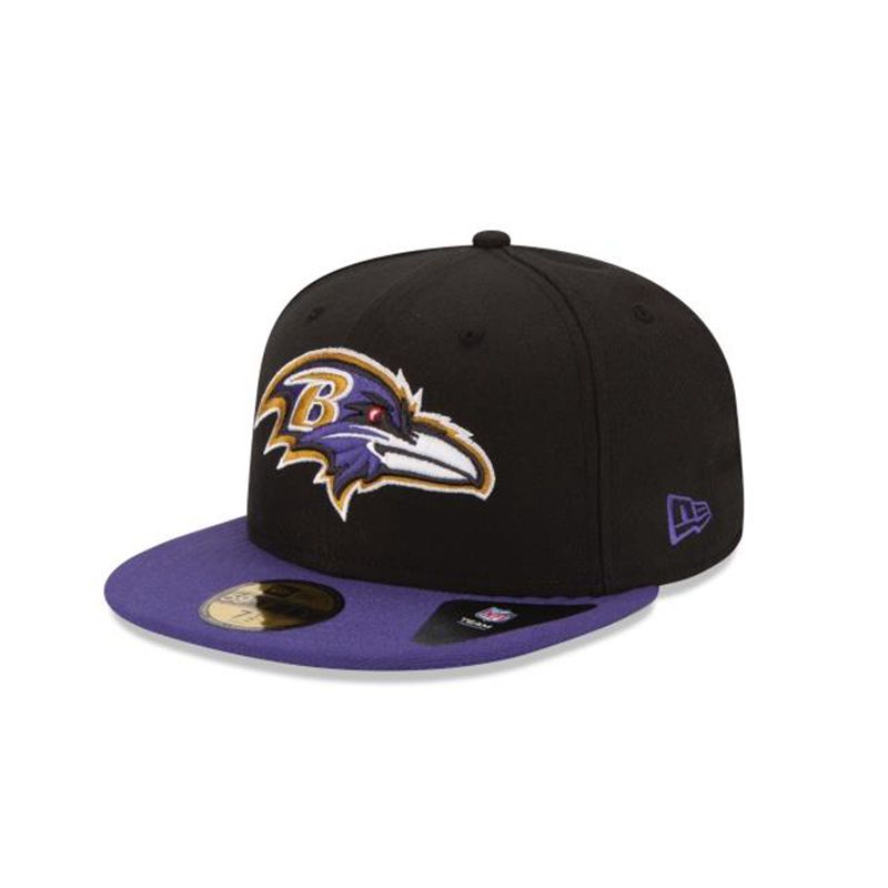 NFL Baltimore Ravens 59Fifty Fitted (JGX4561) - Black New Era Caps